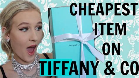 cheapest thing from tiffany and co
